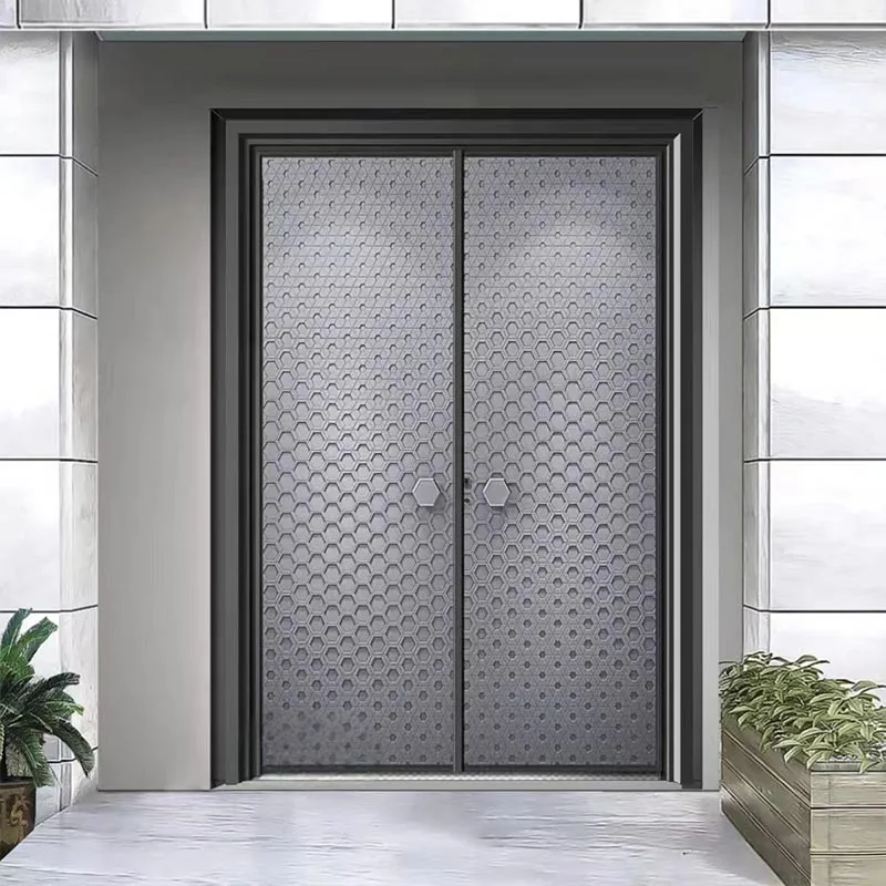 Fire-Resistant Cast Aluminum Double Swing Door
